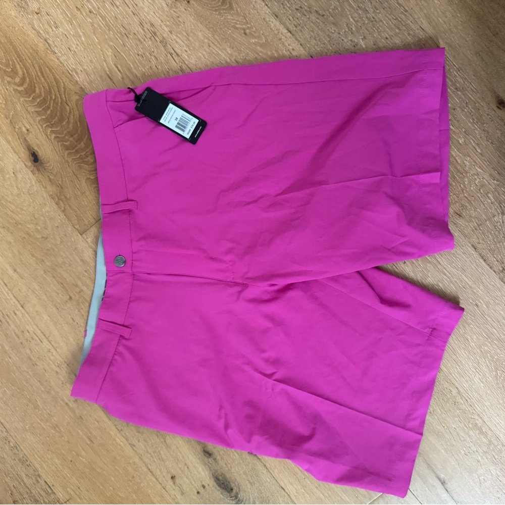 Men Pink Addidas Golf Shorts